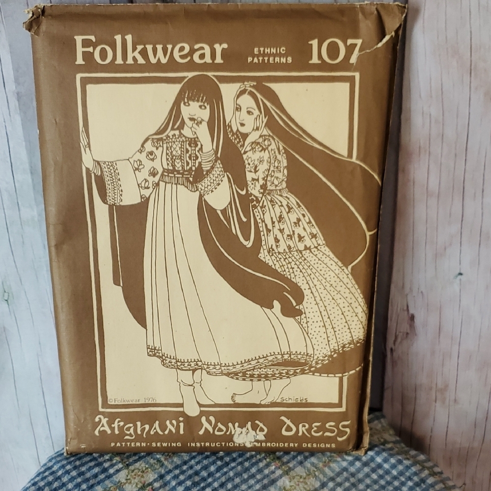 Vintage Folkwear Pattern # 107 Un-cut